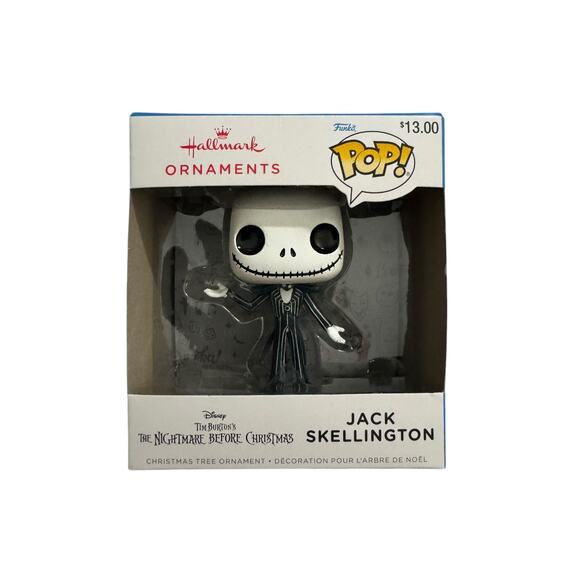 Hallmark Funko Pop Jack Skellington Nightmare Before Christmas Ornament NIB - Picture 1 of 2